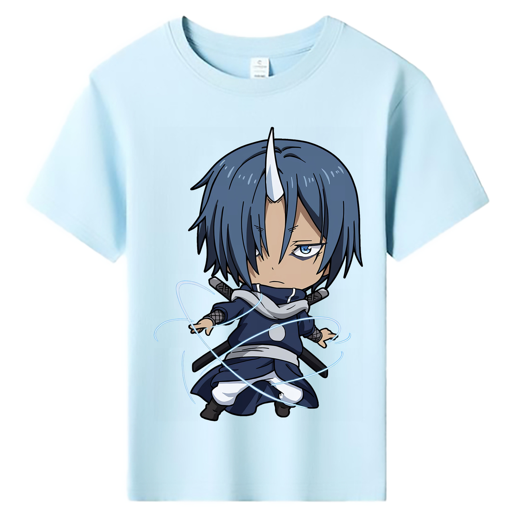 （画像用） 転スラ Regarding Reincarnated to Slime 綿100％キッズTシャツ（フロントプリント）